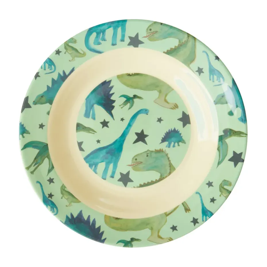 Rice kinderkom melamine Ø20 cm, Dinosaurs