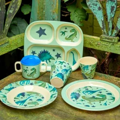 Rice kinderkom melamine Ø20 cm, Dinosaurs