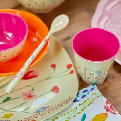 Rice melaminebeker medium, Summer flowers