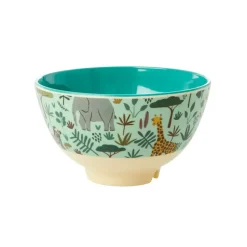 Rice melaminekom small, Green-Jungle animals