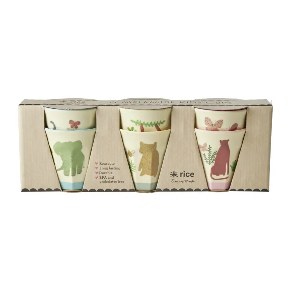 Rice melaminekop small 6-pack, Sweet Jungle