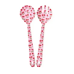 Rice saladebestek melamine 2-delig, Kers