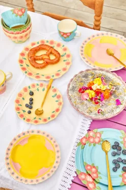 Rice Seashell lattelepel 19 cm 4-pack, Gold