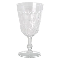 Rice wijnglas acryl, Helder
