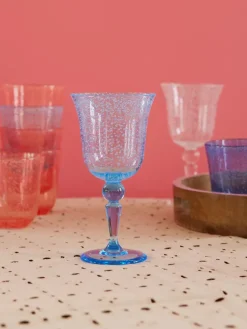 Rice wijnglas bubble design 36 cl, Mint