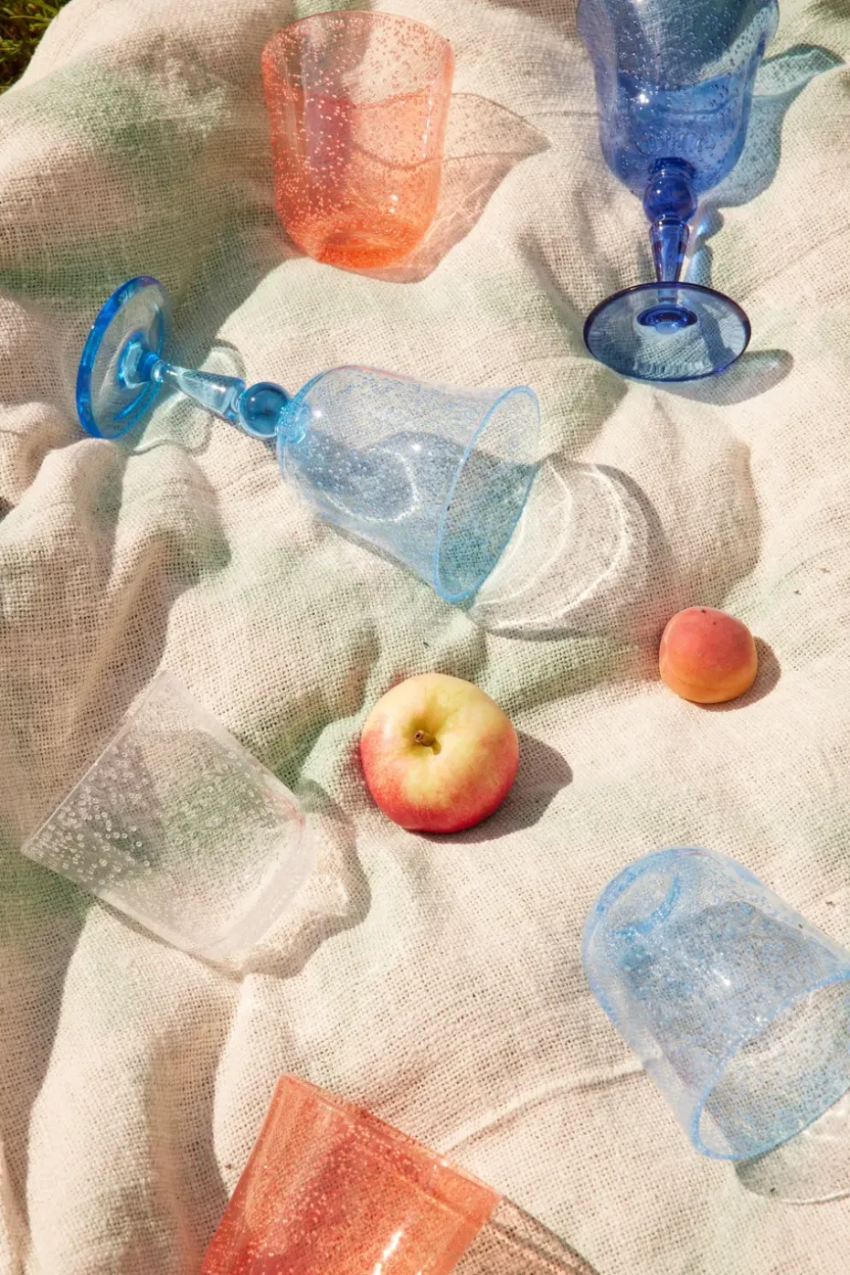 Rice wijnglas bubble design 36 cl, Mint