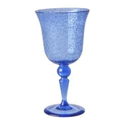 Rice wijnglas bubble design 36 cl, Blue