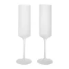 Ripple Champagne flutes champagneglazen 15 cl 2-pack, Frosted