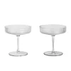 Ripple champagneglas 2-pack, helder