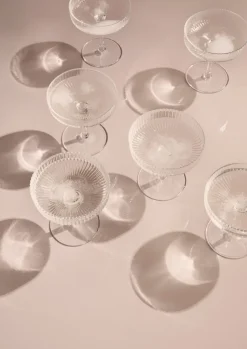 Ripple champagneglas 2-pack, helder