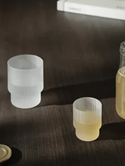 Ripple glas small 6 cl 4-pack, Frosted