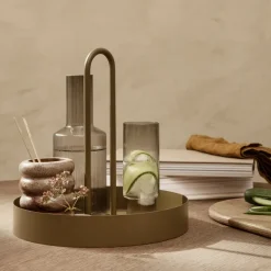 Ripple karaf, smoked grey