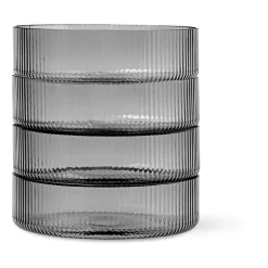 Ripple ontbijtkom 4-pack, smoked grey