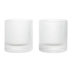 Ripple tumbler glas 25 cl 2-pack, Clear
