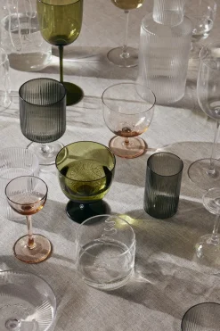 Ripple verrines glaas 14 cl 4-pack, Smoked grey