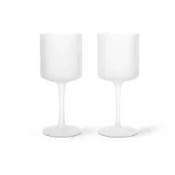 Ripple wittewijnglas 26 cl 2-pack, Frosted