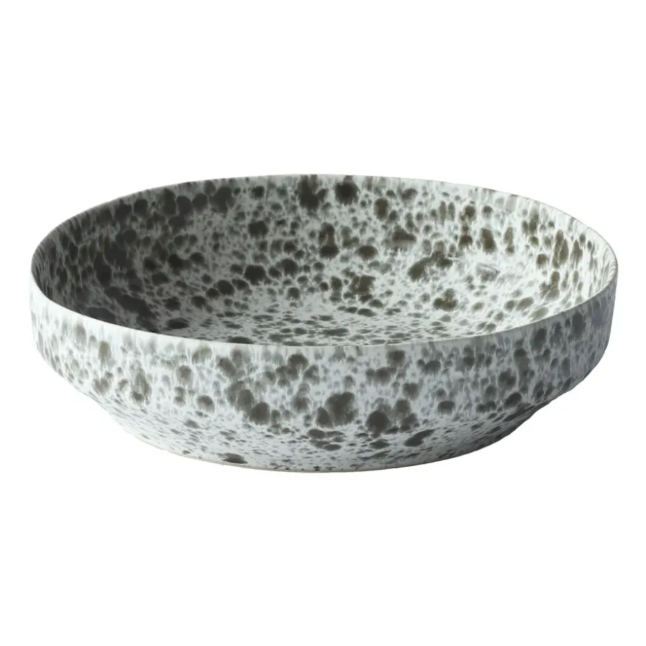 Rivoli serveerschaal Ø22,5 cm, Green splatter