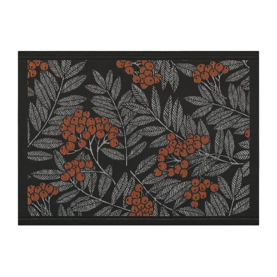 Rönnbärsblad placemat, 35x48 cm