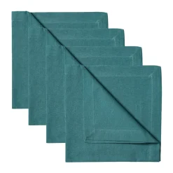 Robert servet 4-pack, Donker grijsturkoois