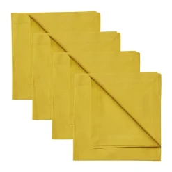 Robert servet 4-pack, Mosterdgeel