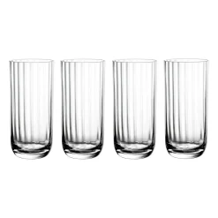Rose Garden longdrinkglas 4-pack 45 cl, Transparant
