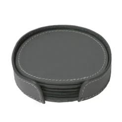 Ørskov onderzetter (glazen) 6-pack, donkergrijs