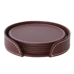 Ørskov onderzetter (glazen) 6-pack, bordeaux