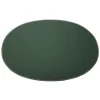 Ørskov placemat leer ovaal, donkergroen