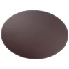Ørskov placemat leer ovaal, bruin