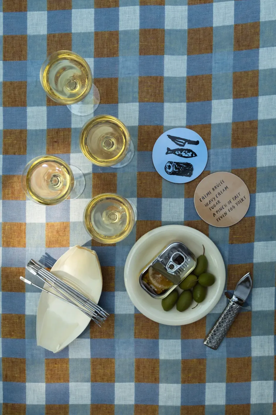 Rutan tafellaken 147x250 cm, Oat