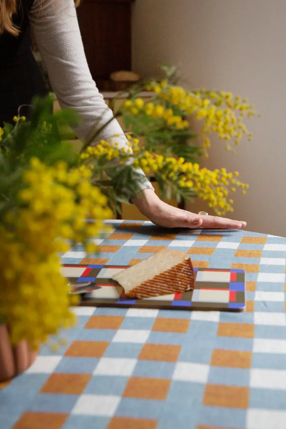 Rutan tafellaken 147x250 cm, Oat