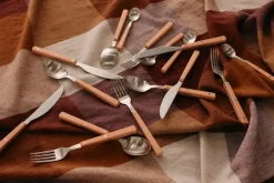 70's bestekset 16-delig, Peach