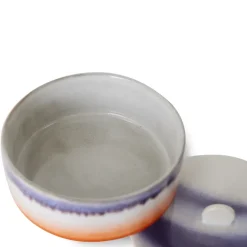 70's bonbon schaal, Mauve