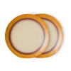 70's bord Ø27,5 cm 2-pack, Coconut