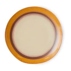 70's bord Ø27,5 cm 2-pack, Coconut