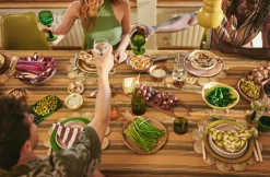 70's bord Ø27,5 cm 2-pack, Coconut