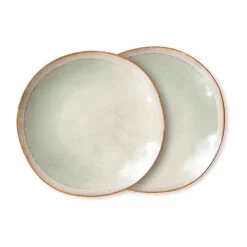 70's bord 22 cm 2-pack, Mist