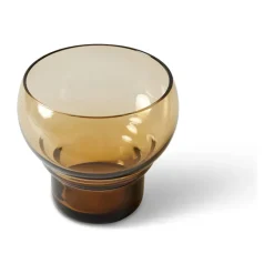 70's Bulb glas 27 cl 4-pack, Amber