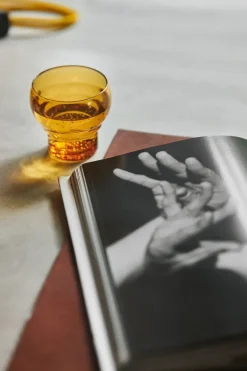 70's Bulb glas 27 cl 4-pack, Amber