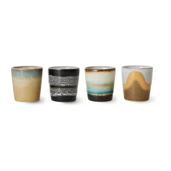 70's eierdopje 4-pack, Granite