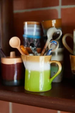 70's keramieken lepel L 4-pack, Breeze