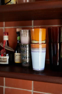 70's latte mok, Clay