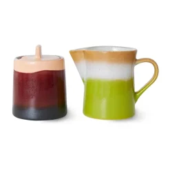 70's melkkan en suikerpot, Foreland