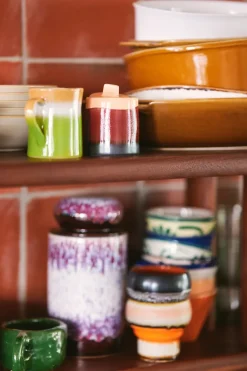 70's melkkan en suikerpot, Foreland