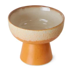 70's tapasschaal op voet S Ø11x9,5 cm, Dunes