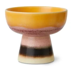 70's tapasschaal op voet S Ø11x9,5 cm, Sunshade