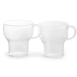 Sagaform glazen mok 15 cl 2-pack, Helder