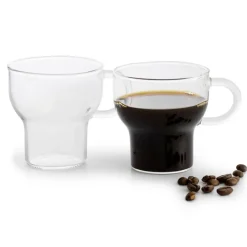 Sagaform glazen mok 15 cl 2-pack, Helder