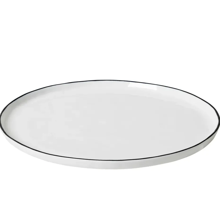 Salt bord zonder stippen, Ø 28 cm.