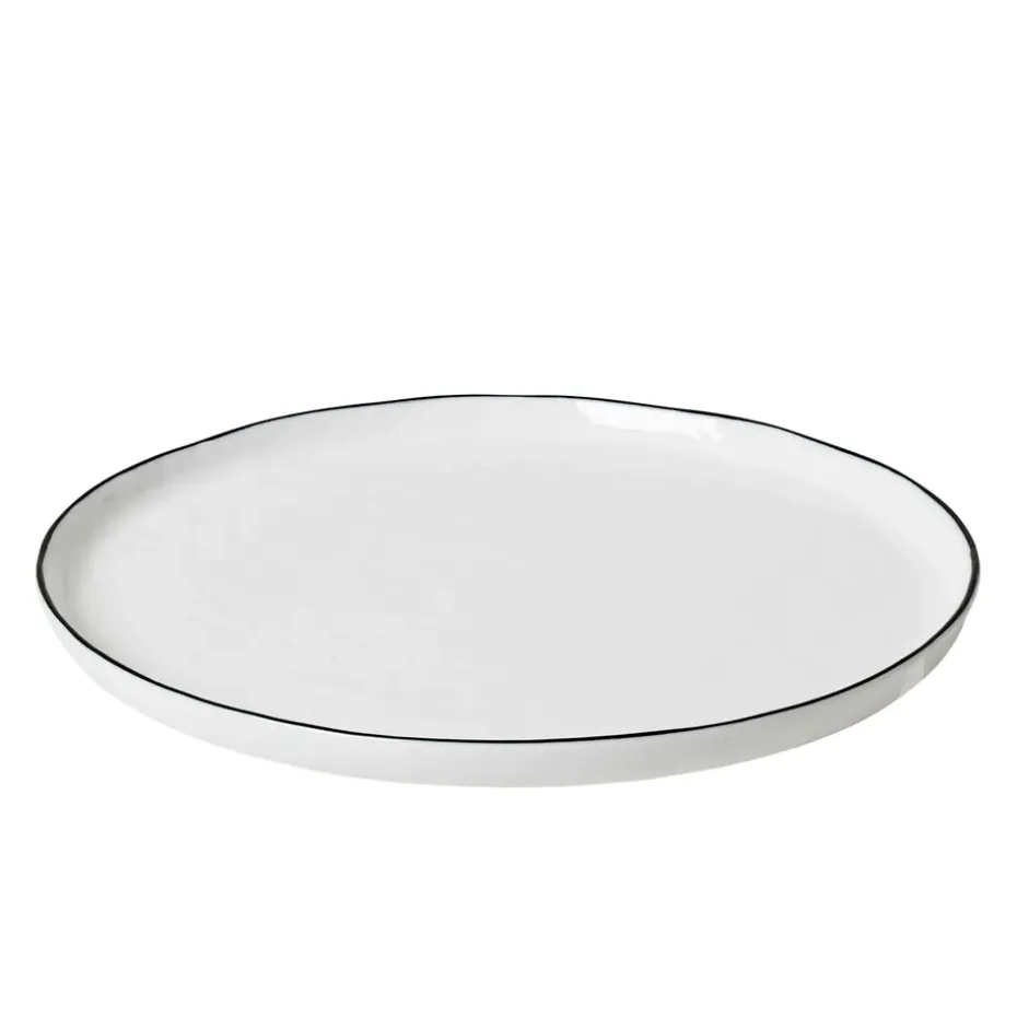 Salt bord zonder stippen, Ø 18 cm.